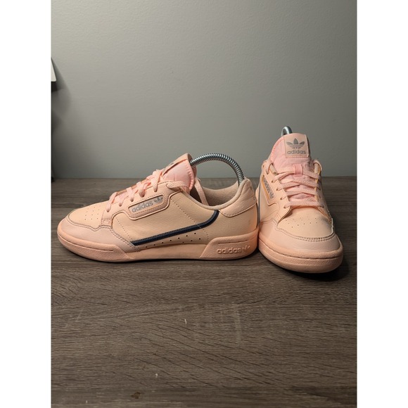 adidas Shoes - Adidas Continental 80‎ Pastel Pink Women's Sneakers Retro Tennis Shoes